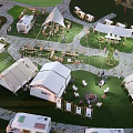 Scenic Outdoor Campsite with Tents RVs Seating Areas and Recreational Spaces