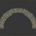 Modern Port Building Scaffolding Dock 3d model
