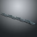 Elegant Intricate Carved Decorative Strip With Floral Patterns Home Accessory