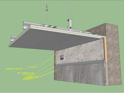 Heavy Duty Construction Hardware Tools For Wall Bracket Installation And Reinforcement 3d model