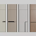 Modern Hinged Doors in Various Wood Tones and Neutral Colors Minimalist Design