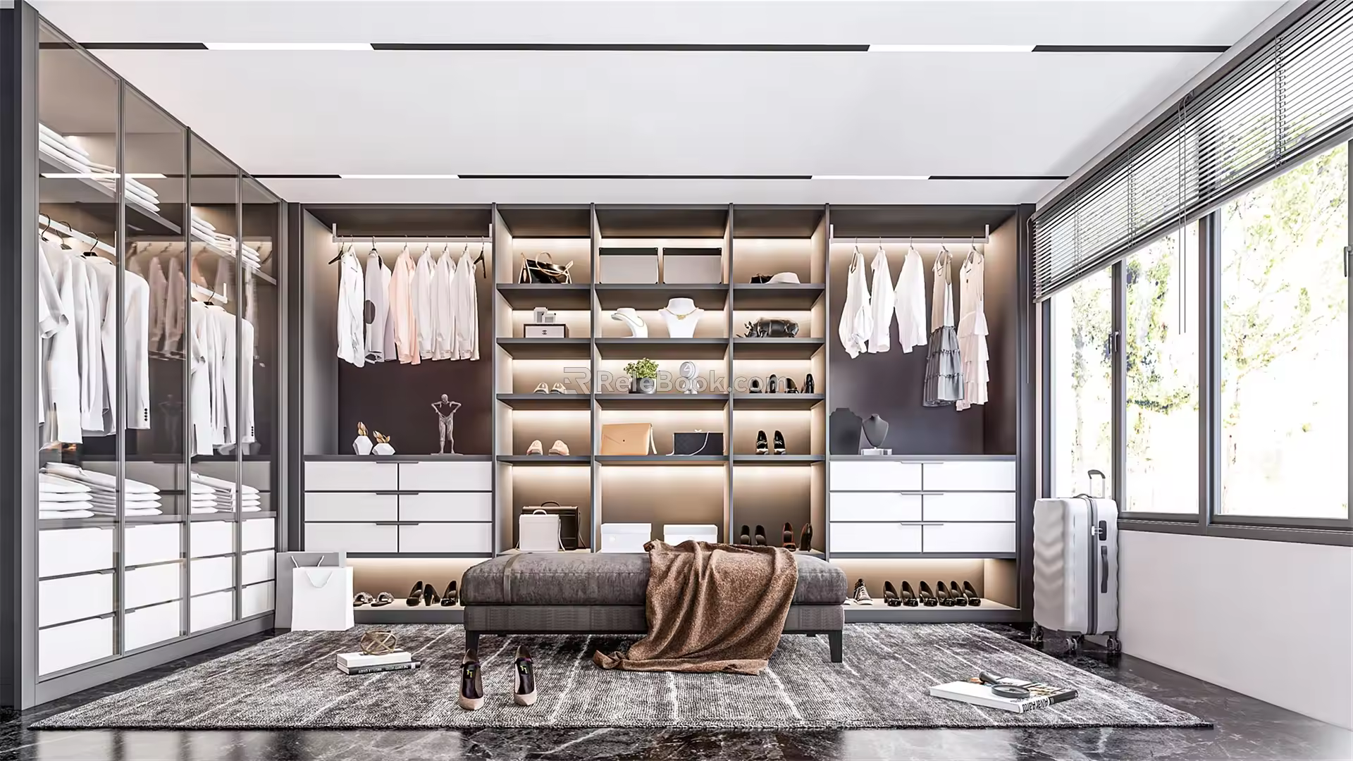 Modern Cloakroom Home Cloakroom 3d model