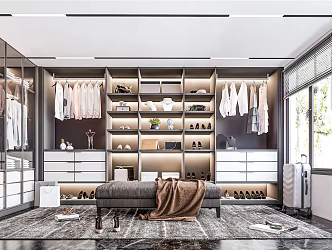 Modern Cloakroom Home Cloakroom 3d model
