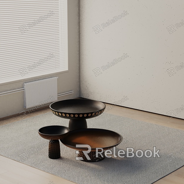 Modern coffee table model