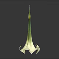 Elegant White Calla Lily Flower With Green Stem On Black Background And Reflection