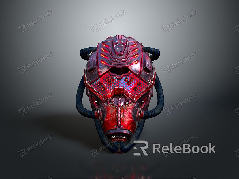 Sci-Fi Helmet Alien Helmet High Tech Helmet Game Helmet Helmet Helmet model