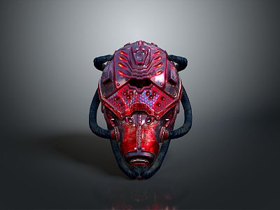 Sci-Fi Helmet Alien Helmet High Tech Helmet Game Helmet 3d model