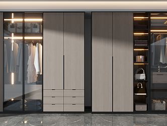 Modern wardrobe 3d model