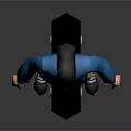 Modern Game Character Man Character 3d model