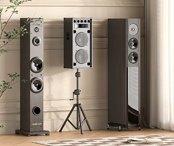 modern sound 3d model
