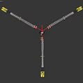 Heavy Duty Tripod Lifting Equipment With Chain Hook And Stable Base
