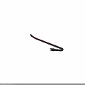 Heavy Duty Metal Hook Tool With Curved Design And Double Pointed Ends