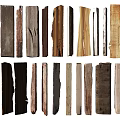 Various Natural Stone And Wood Slabs For Interior Design Projects