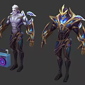 Diverse Game And Movie Characters With Unique Weapons And Colorful Designs