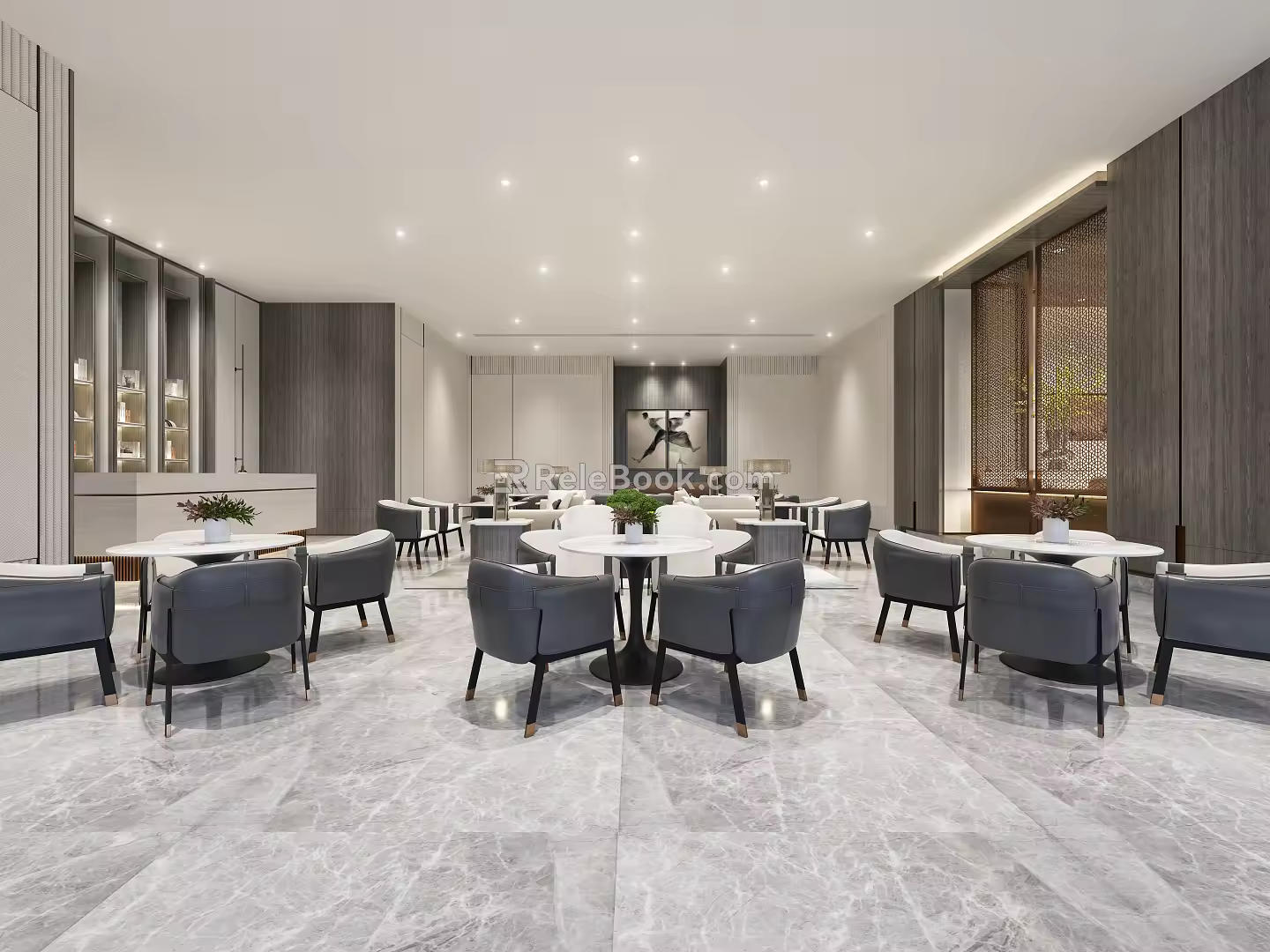 Reception area 3d model