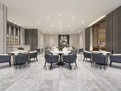 Reception area 3d model