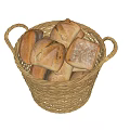 Bread 3d model