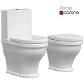 Modern White Ceramic Toilet Design With Sleek Tank And Smooth Seat