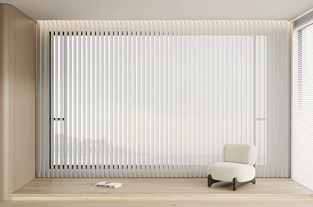Modern dream curtain 3d model