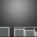 Modern Casement Windows With White Frame And Multiple Glass Panels For Home Use