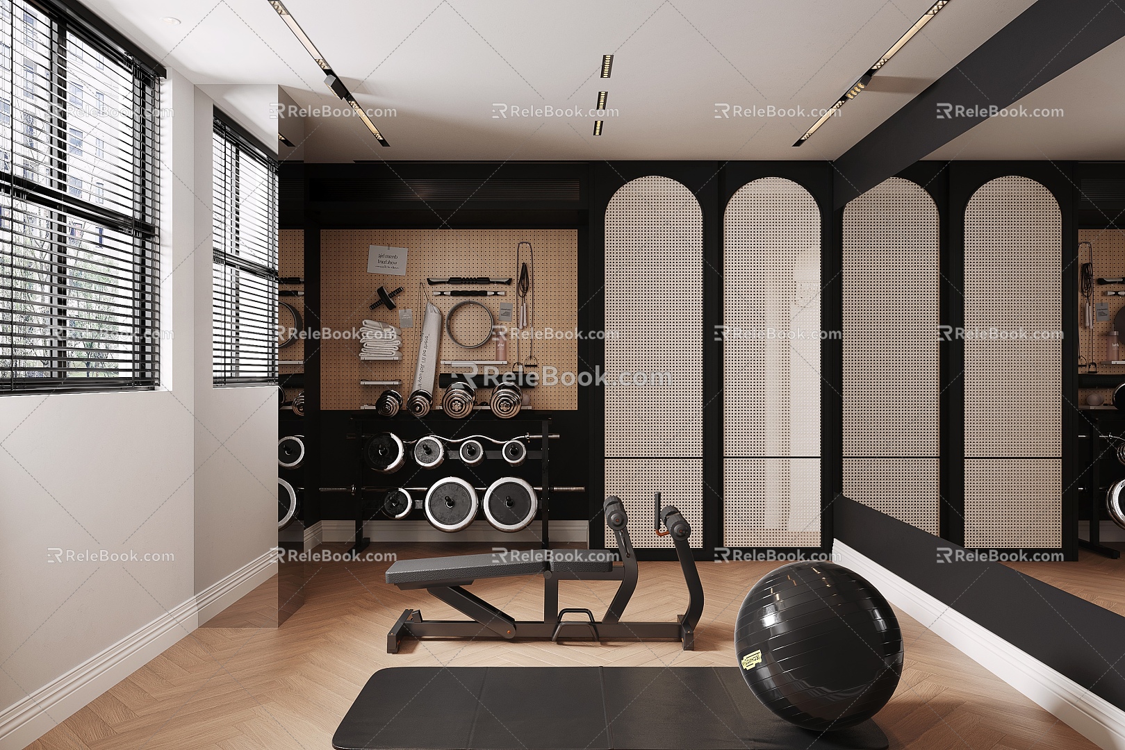 Modern Gym 3d model