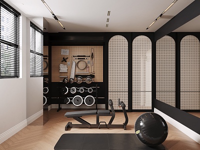 Modern Gym 3d model