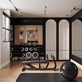 Modern Gym 3d model