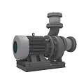 Industrial Pump Equipment With Electric Motor Base Frame And Flange Connections