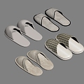 Modern slippers 3d model