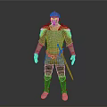 Medieval Knight Weapon Featuring Shiny Silver Armor And Historical Design