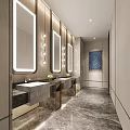 Elegant Modern Luxury Real Estate Sales Office With Artistic Chandelier And Property Sand Table