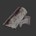 Durable Electronic Appliance Wall Mounted Design With Red White Texture And Metal Bracket