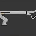 Silver Water Vehicle With Dual Arm Like Structure And Reflective Base Design