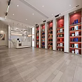 Well Organized Tobacco and Alcohol Store Interior With Shelves Stocked With Liquor And Tobacco Products