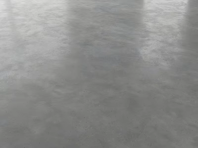 Polished Gray Concrete Floor With Smooth Textured Architectural Surface 3d model