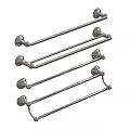Four Modern Wall Mounted Metal Bathroom Towel Racks For Home Use