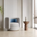 Modern Single Sofa Single Sofa Side Combination 3d model