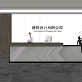 Front Desk 3d model