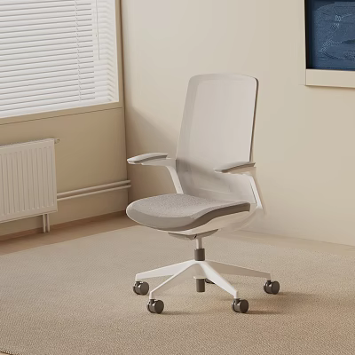 Modern Ergonomic Office Chair with Breathable Mesh Back Armrests and Swivel Wheels 3d model
