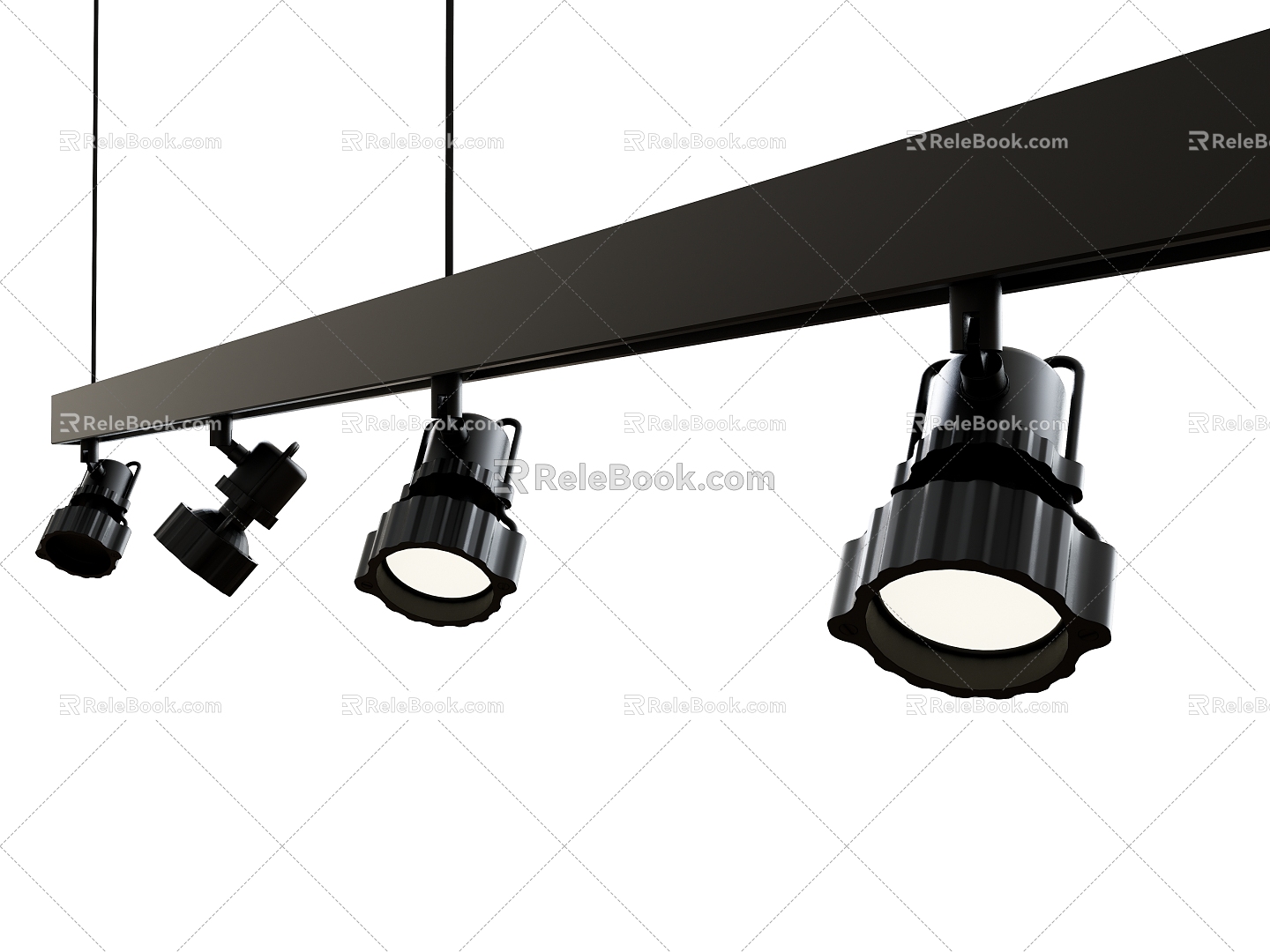 Downlight Spotlight Track Spotlight 3d model