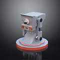 modern camera sci-fi camera sci-fi surveillance system 3d model