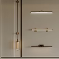 Modern Wall Lamp Modern Wall Lamp Strip Wall Lamp One-word Wall Lamp Mirror Front Wall Lamp 3d model