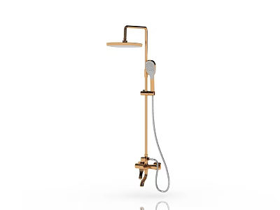 Modern large shower 3d model