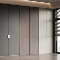 Modern Wardrobe Doors With Sleek Panel Design And Contemporary Handle Details