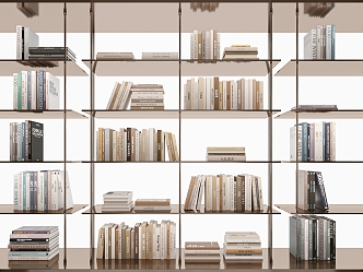 Modern Books 3d model