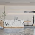 Quiet Front Desk Office Front Desk 3d model