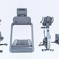 Various Fitness Equipment For Home Gym Including Treadmill Elliptical And Bike