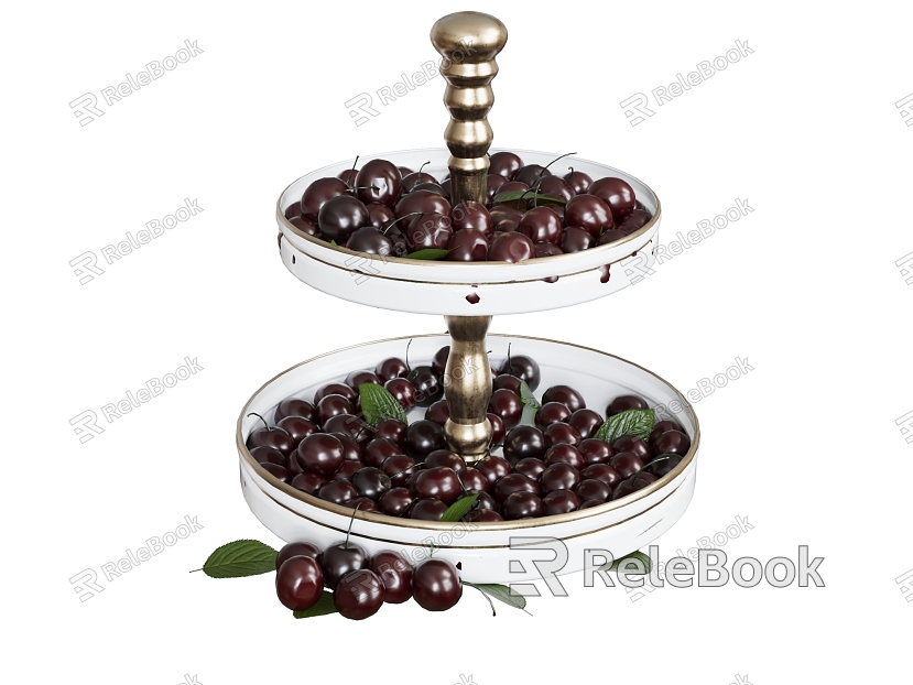 Fruit Fruit Plate Dining Table Ornaments Kitchen Supplies model