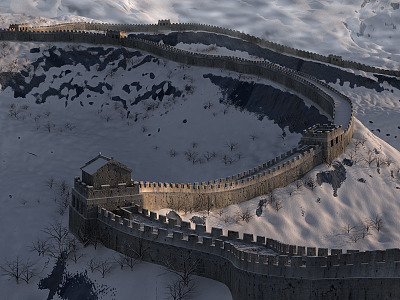 Chinese Great Wall 3d model