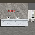 Modern Front Desk Company Front Desk 3d model